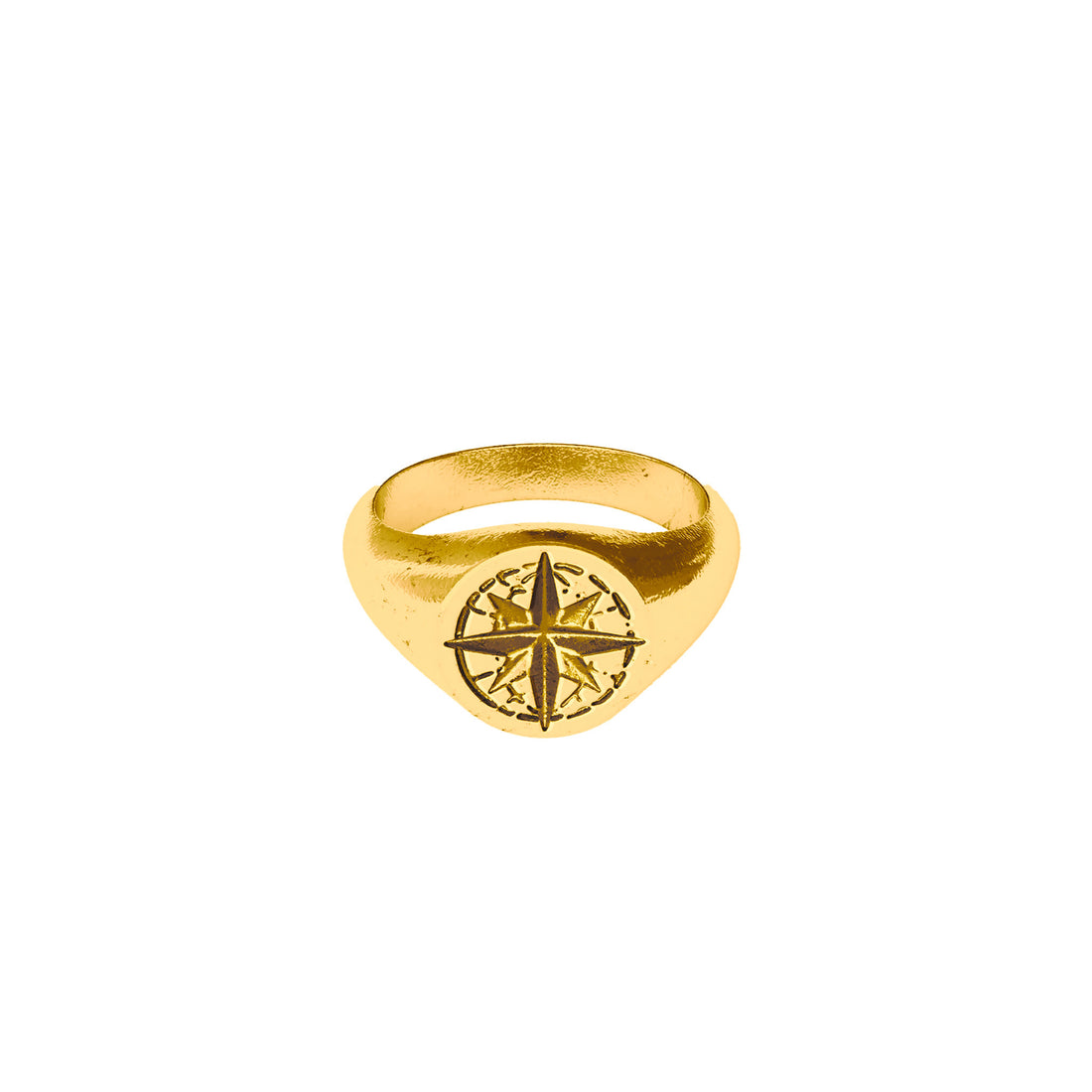 Compass Ring Gold